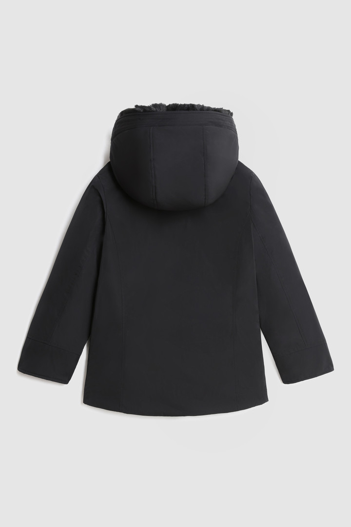 Luxury Boulder Parka da bambina con pelliccia ecologica