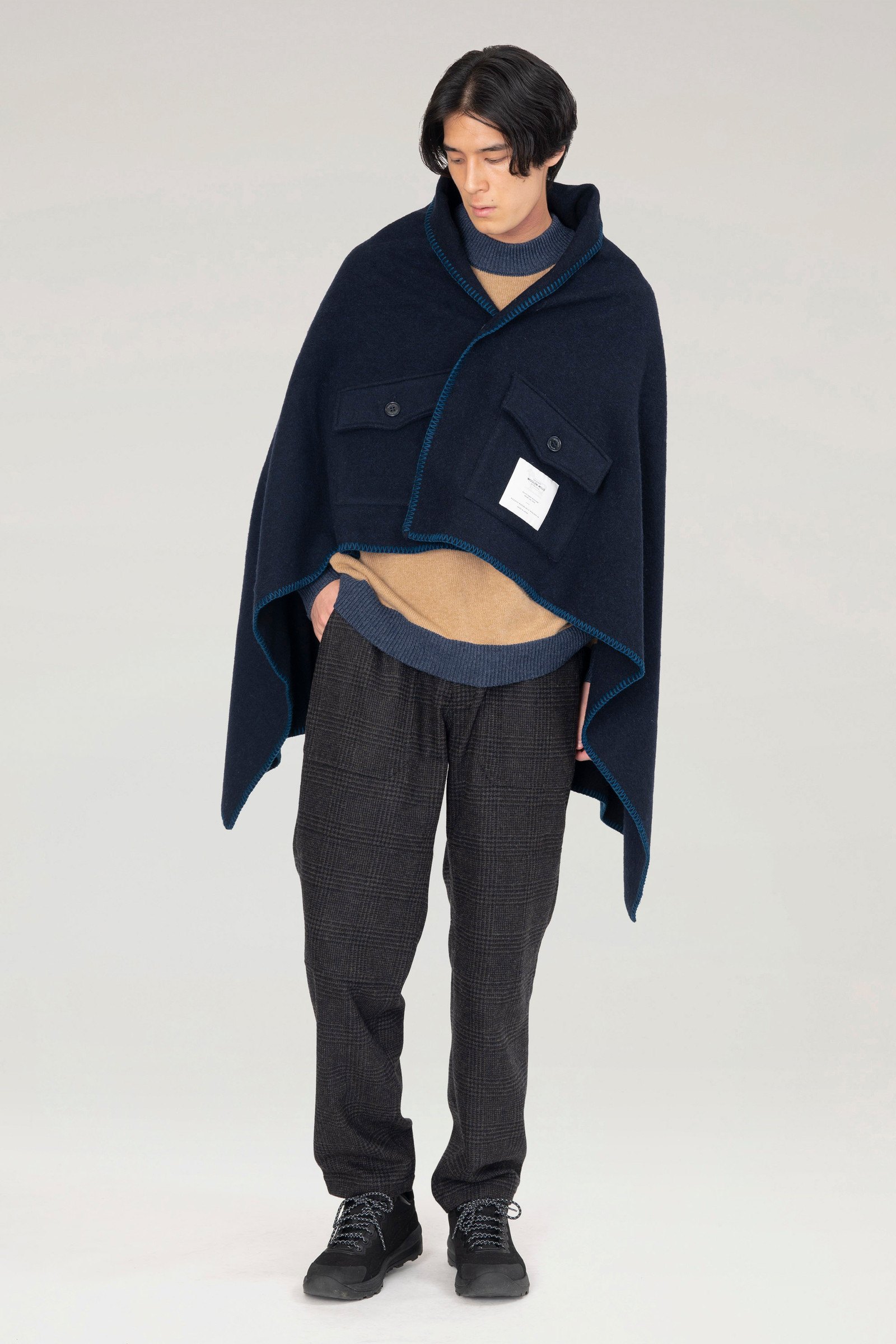 2-in-1 Recycled Wool Blanket Blue photo 4 | Woolrich