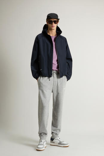 Chaqueta con capucha de WINDSTOPPER GORE-TEX Azul | Woolrich