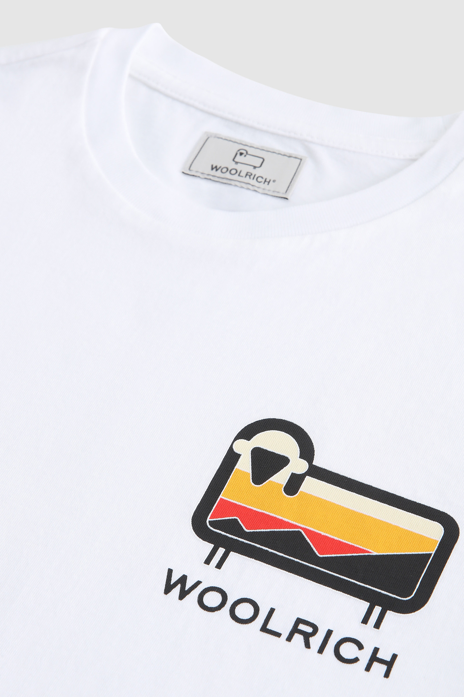 T-Shirt mit Schaf-Logo für Jungen Weiß photo 3 | Woolrich