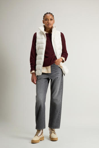 Quilted Microfiber Shirley Vest White | Woolrich