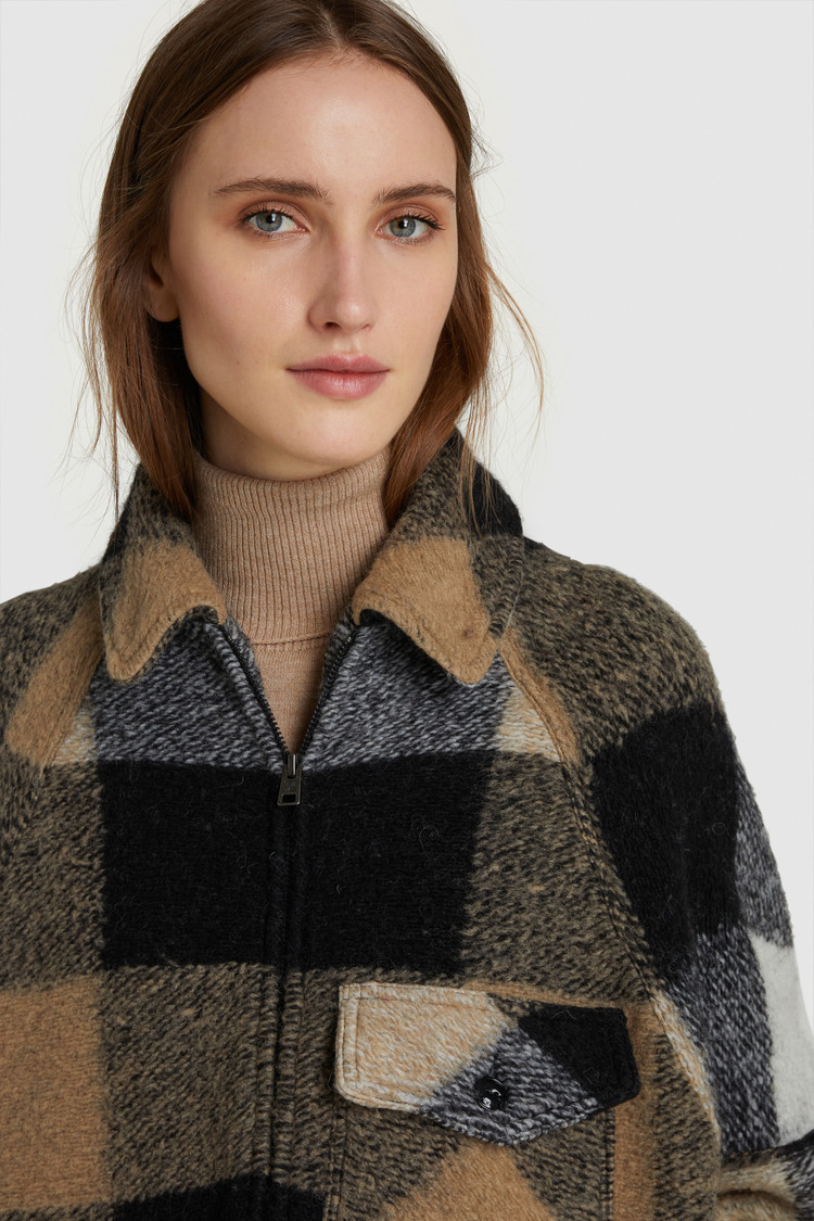 Giacca a camicia Timber in lana