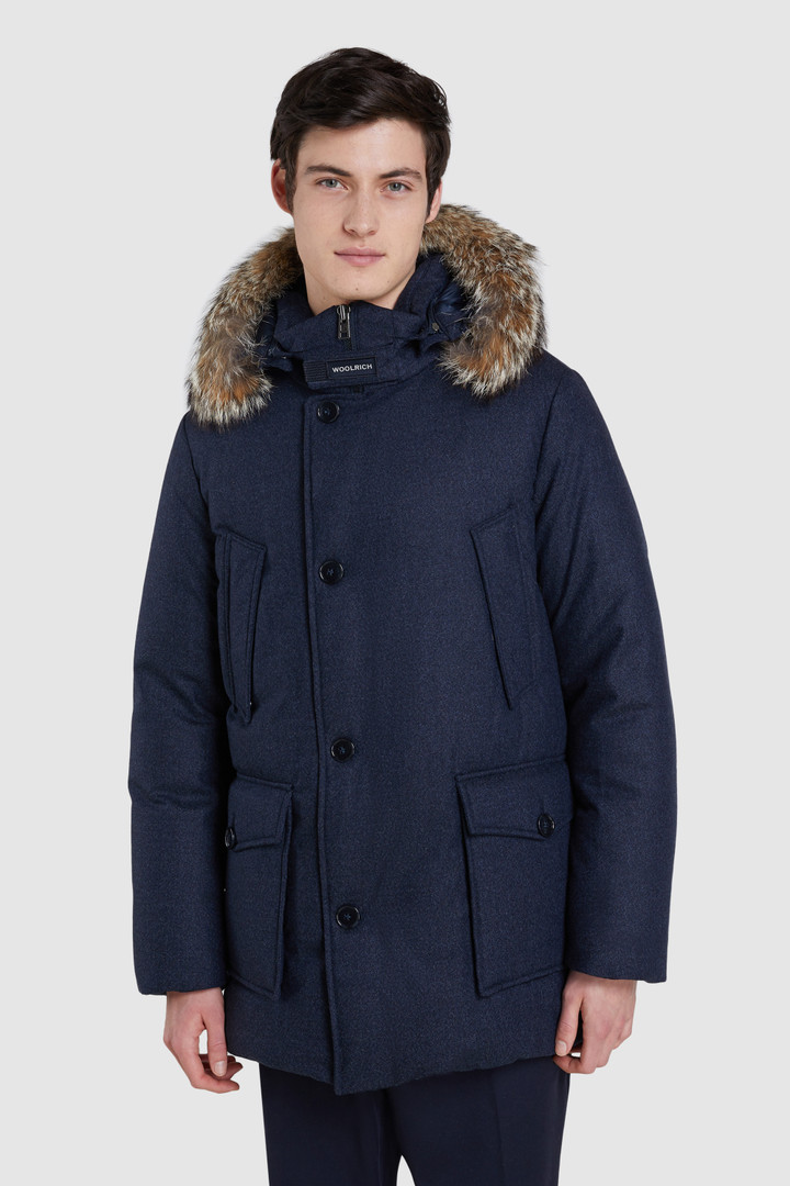 Arctic Parka luxe in lana pregiata