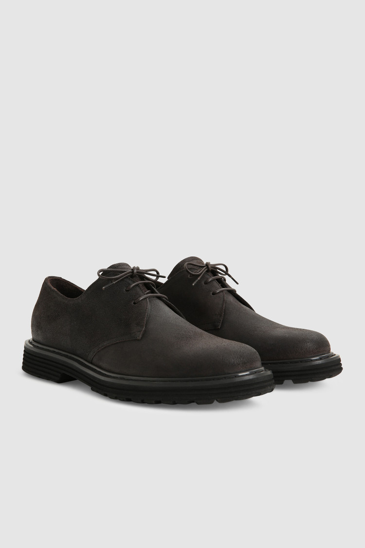 Derby Low shoes in water resistant suede