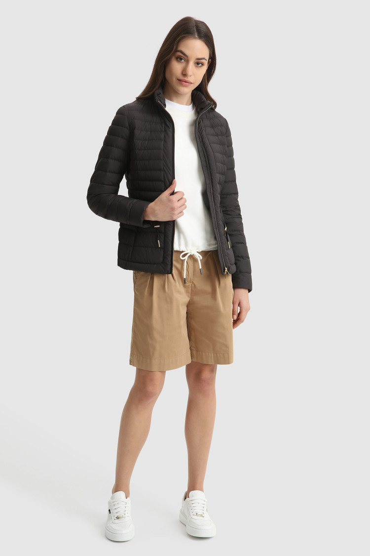 Hibiscus quilted jacket