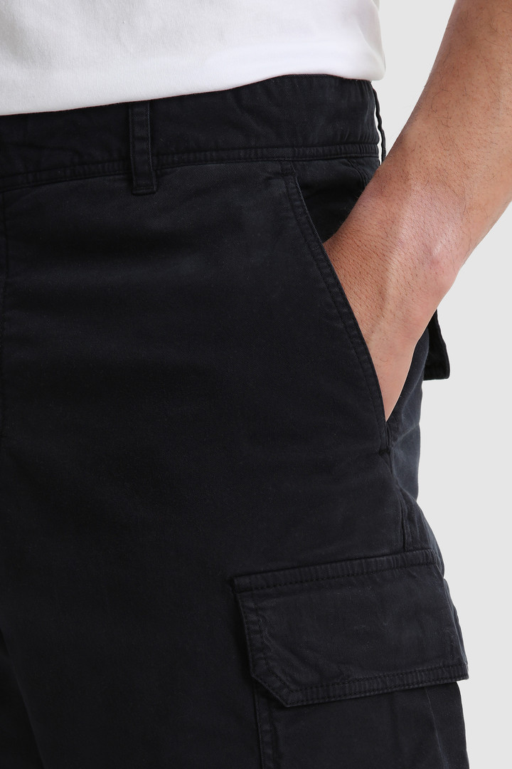 Pantalones cortos Cargo de algodón elástico