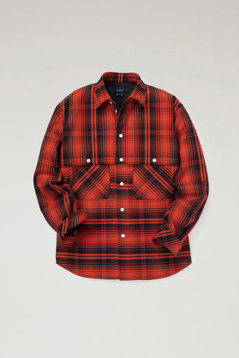 Shepherd Shirt in Pure Cotton Red photo 1 | Woolrich