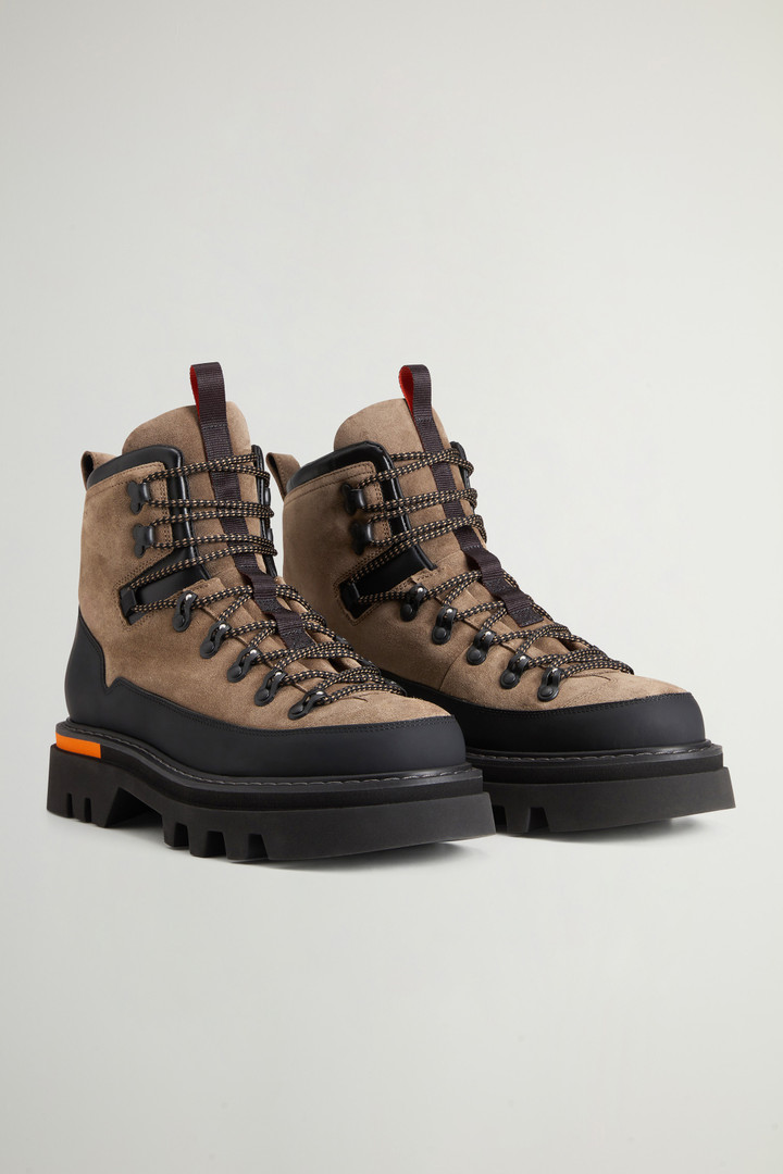 Stiefeletten Trekker aus Veloursleder Grau photo 2 | Woolrich