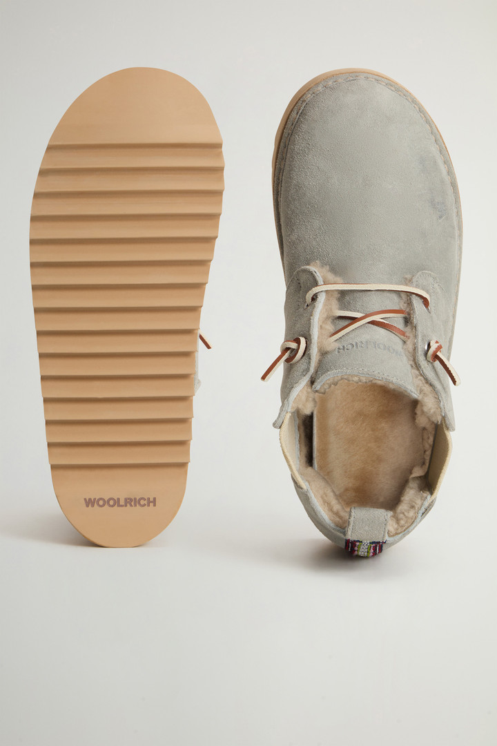Hugger Ankle Boots in Suede Gray photo 4 | Woolrich