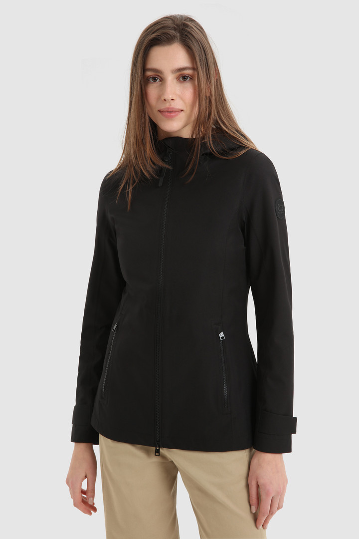 funnel neck waterproof coat