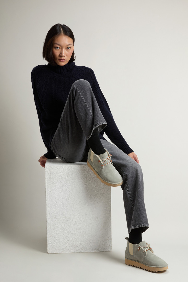 Hugger Ankle Boots in Suede Gray photo 7 | Woolrich