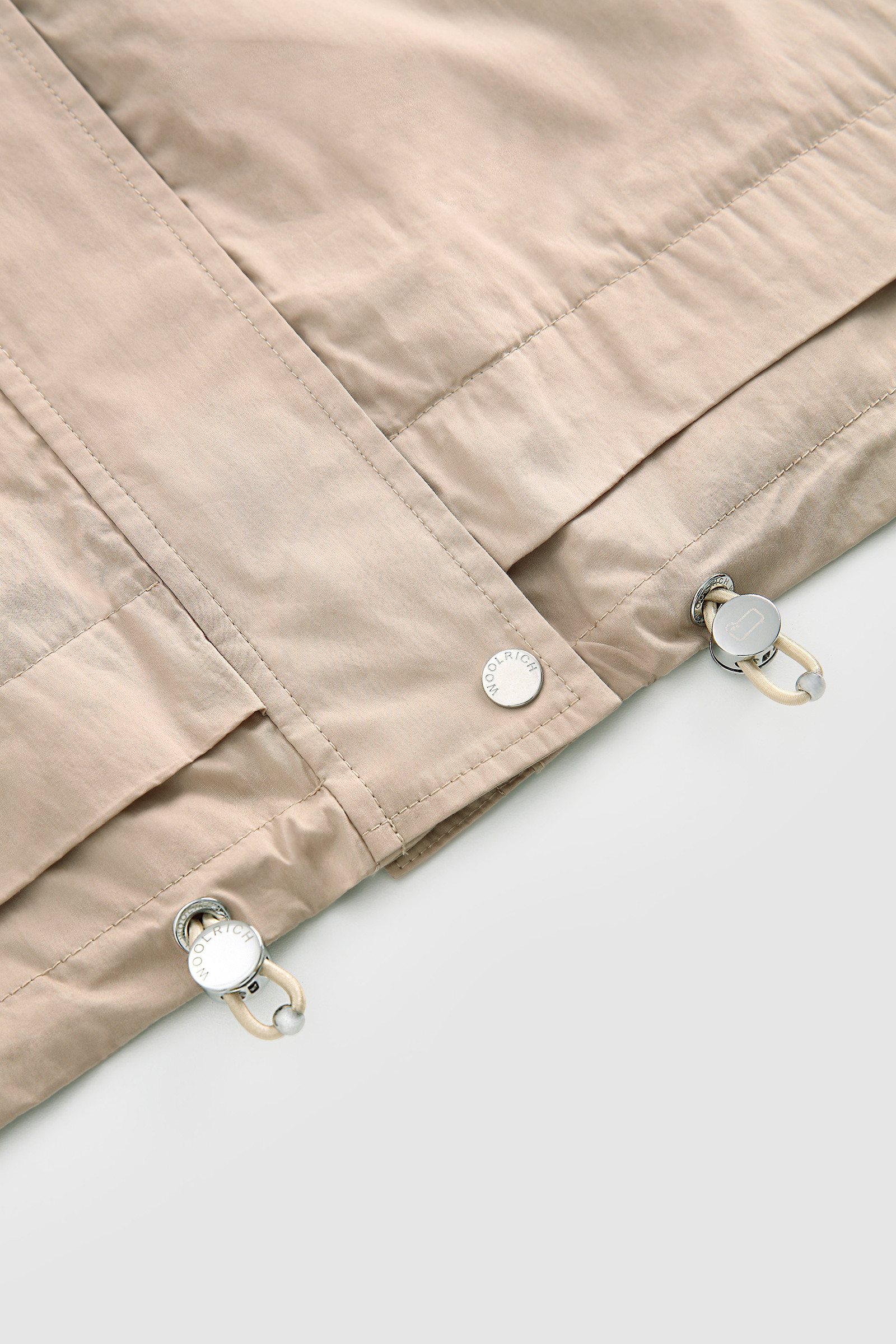Kendall Jacket in Cotton Nylon Blend Beige photo 10 | Woolrich