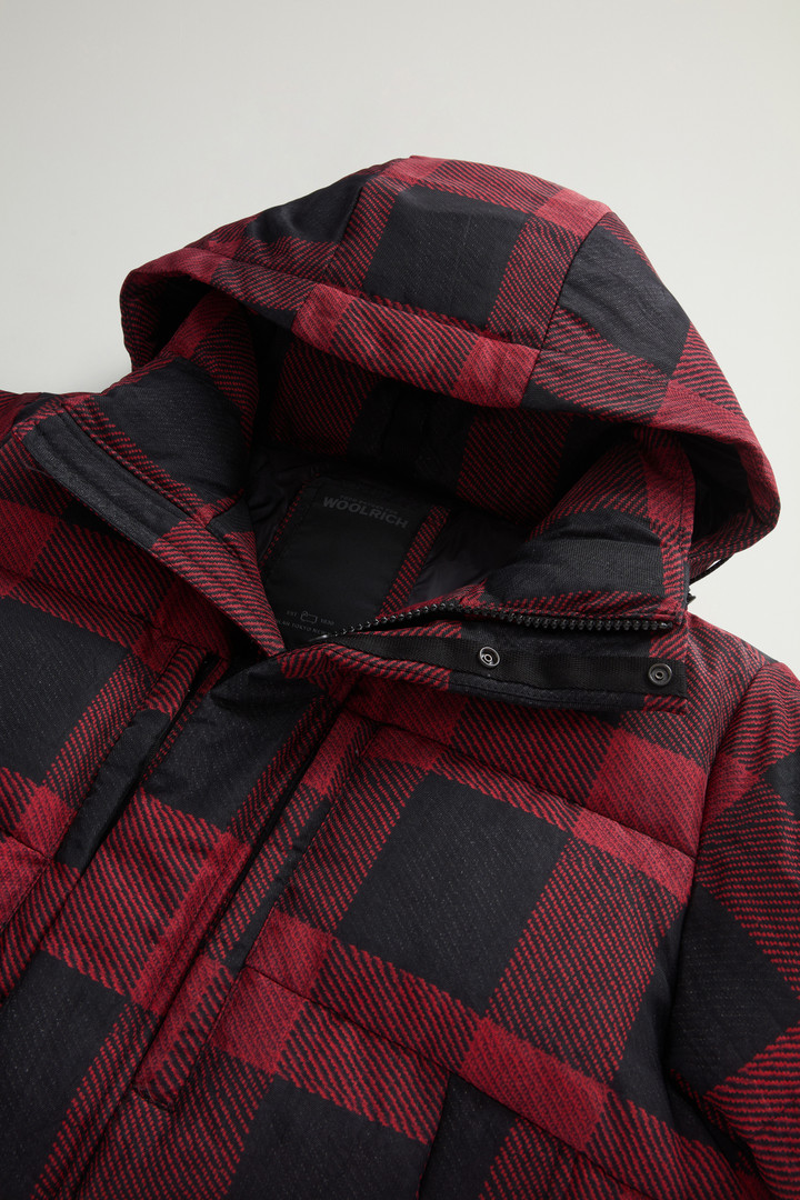 Short Check Parka in Olmetex Nylon by Todd Snyder Multicolor photo 9 | Woolrich