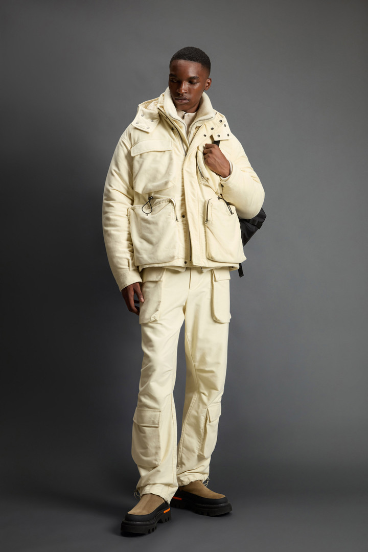 Veste en coton élastique by Todd Snyder Blanc photo 2 | Woolrich