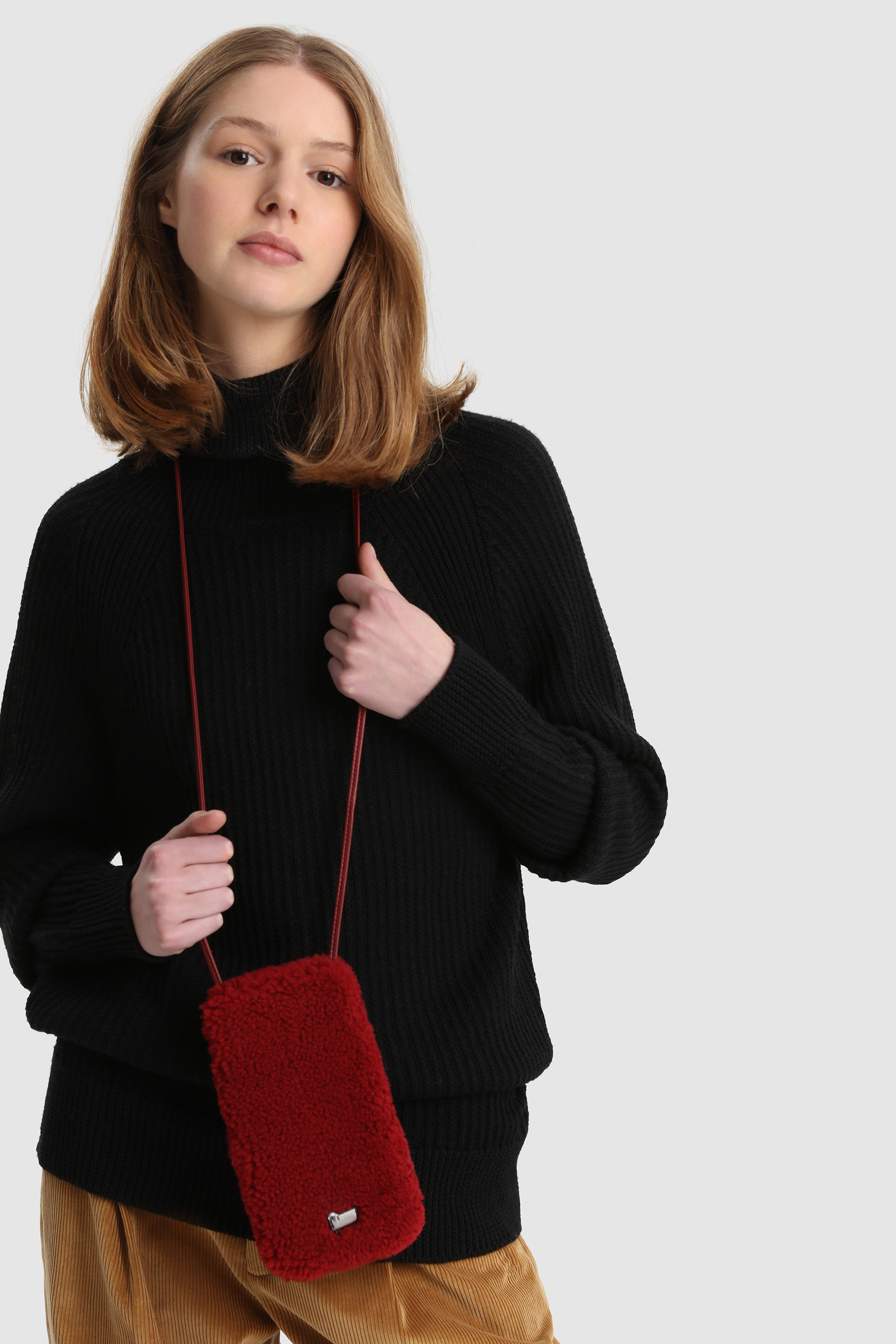Woolrich X Toasties Phone Case with Neck Strap Red photo 5 | Woolrich