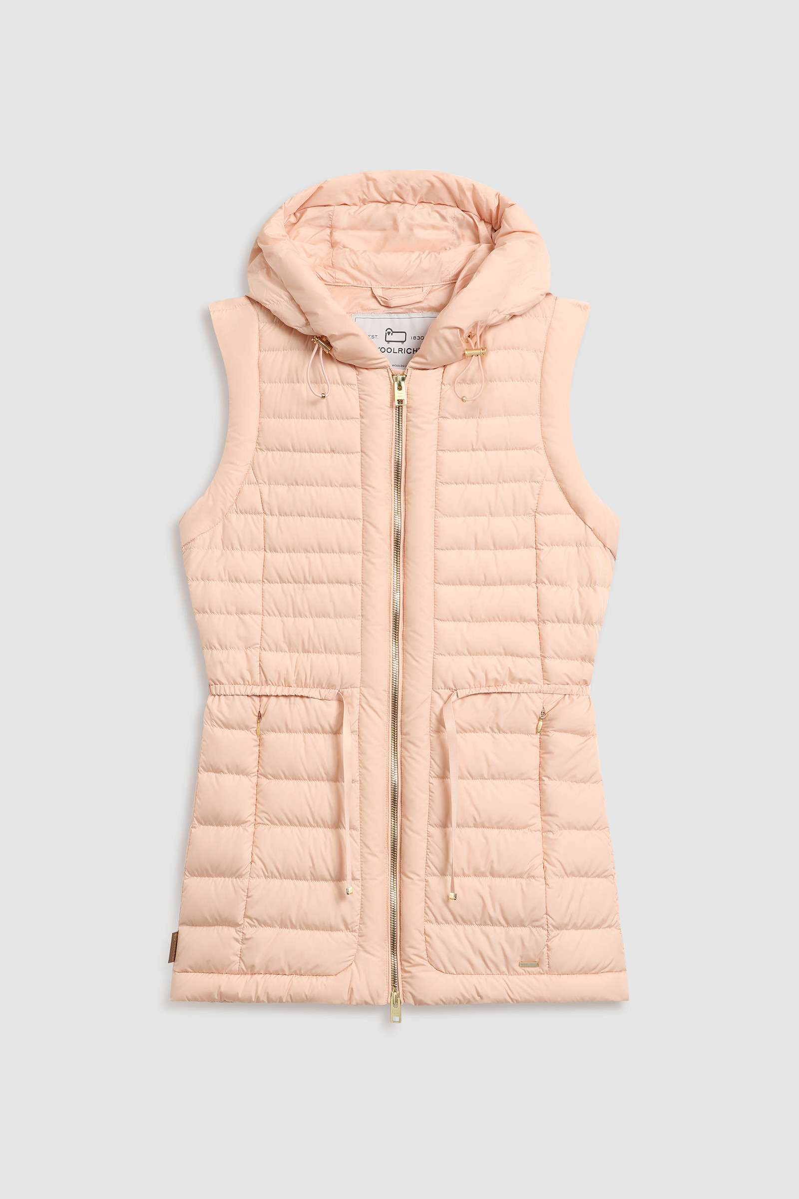 Gilet Hibiscus imbottito con cappuccio rosa photo 4 | Woolrich