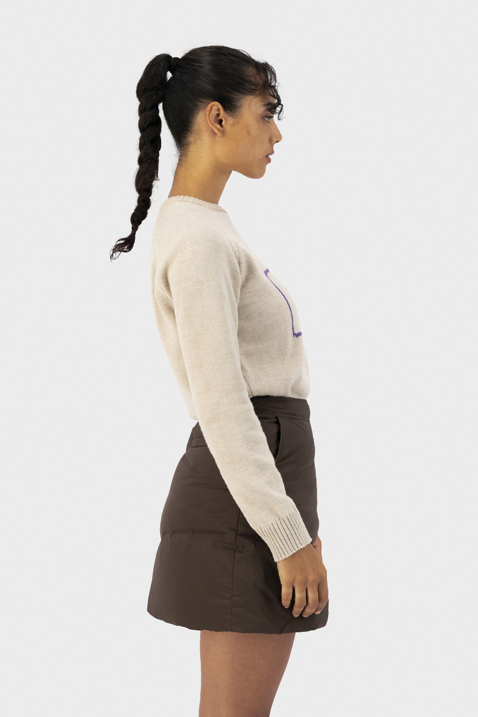 Jersey de cuello redondo de lana merino Daniëlle Cathari
