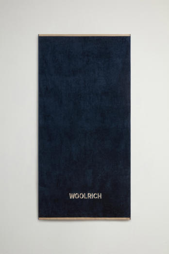 Beach Towel in Pure Cotton Blue photo 1 | Woolrich