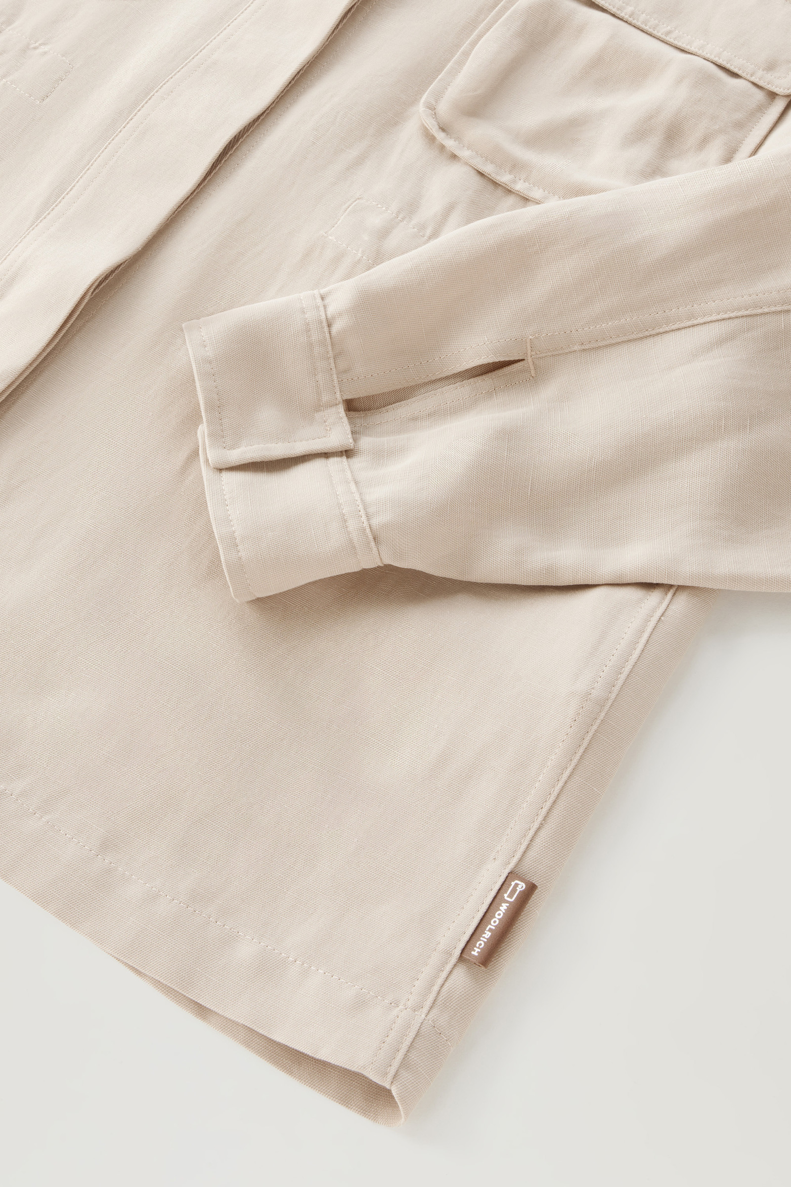 Utility-overshirt van linnen beige photo 7 | Woolrich