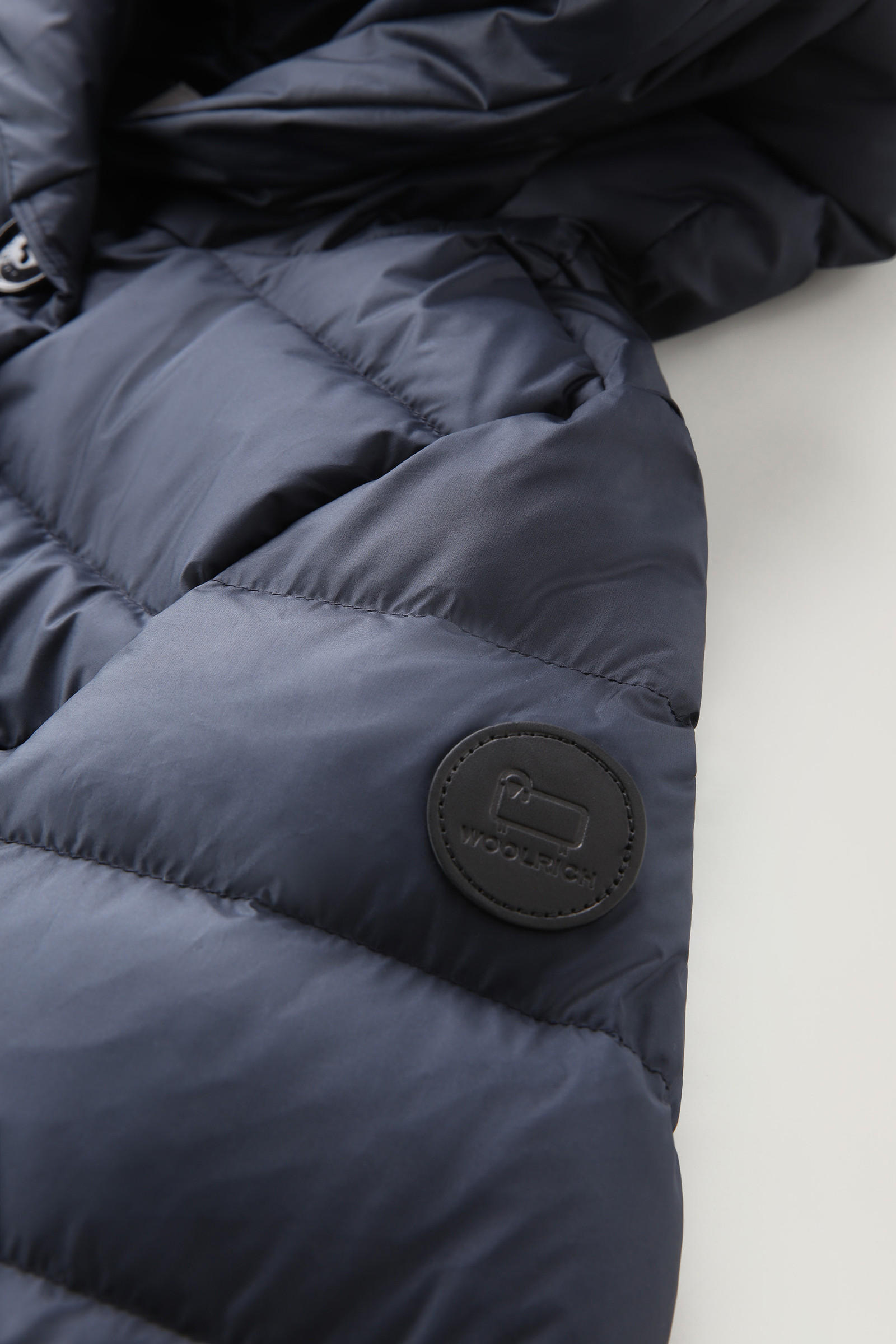 Puffy Parka da bambina in microfibra blu photo 4 | Woolrich