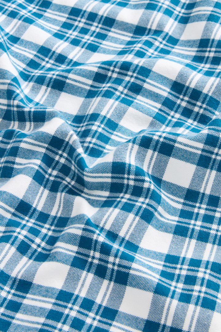 Traditional Flannel Check Shirt Blue photo 9 | Woolrich