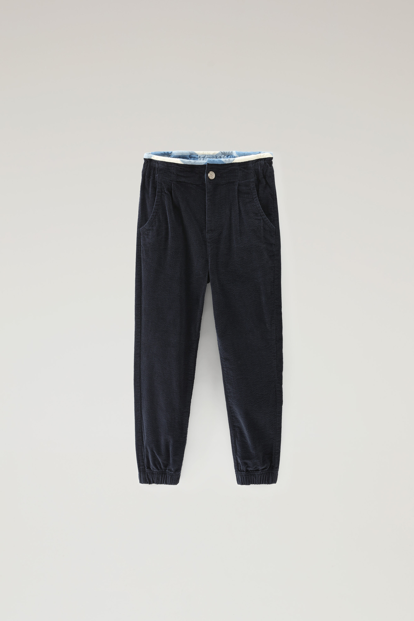 Woolrich Bambina Abbigliamento Pantaloni e jeans Pantaloni Pantaloni in velluto Pantaloni da bambina in velluto a coste Blu Taglia 10 