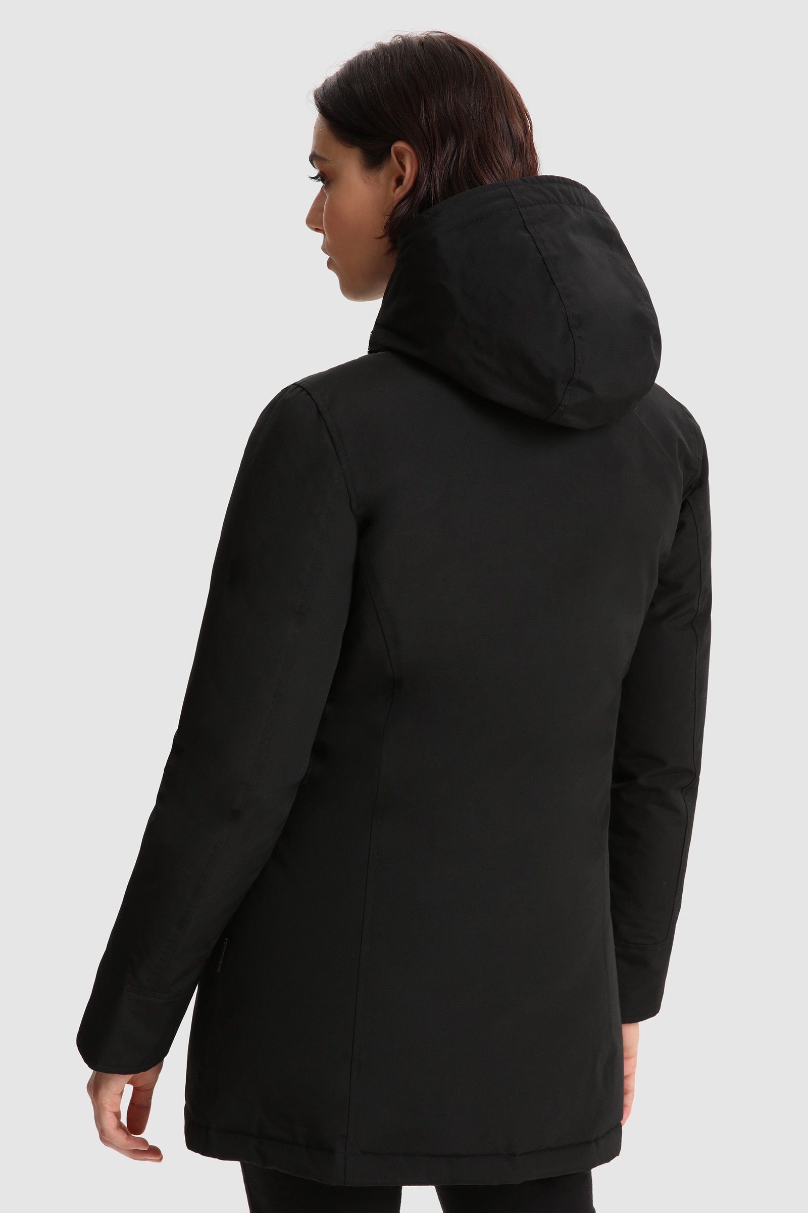 Ramar Cloth Arctic Parka with removable fur Black photo 4 | Woolrich