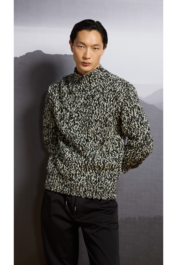 MOULINE CHUNKY TURTLENECK Schwarz photo 7 | Woolrich