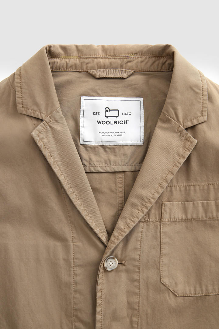 Crew Blazer in Garment-Dyed Cotton Beige photo 5 | Woolrich