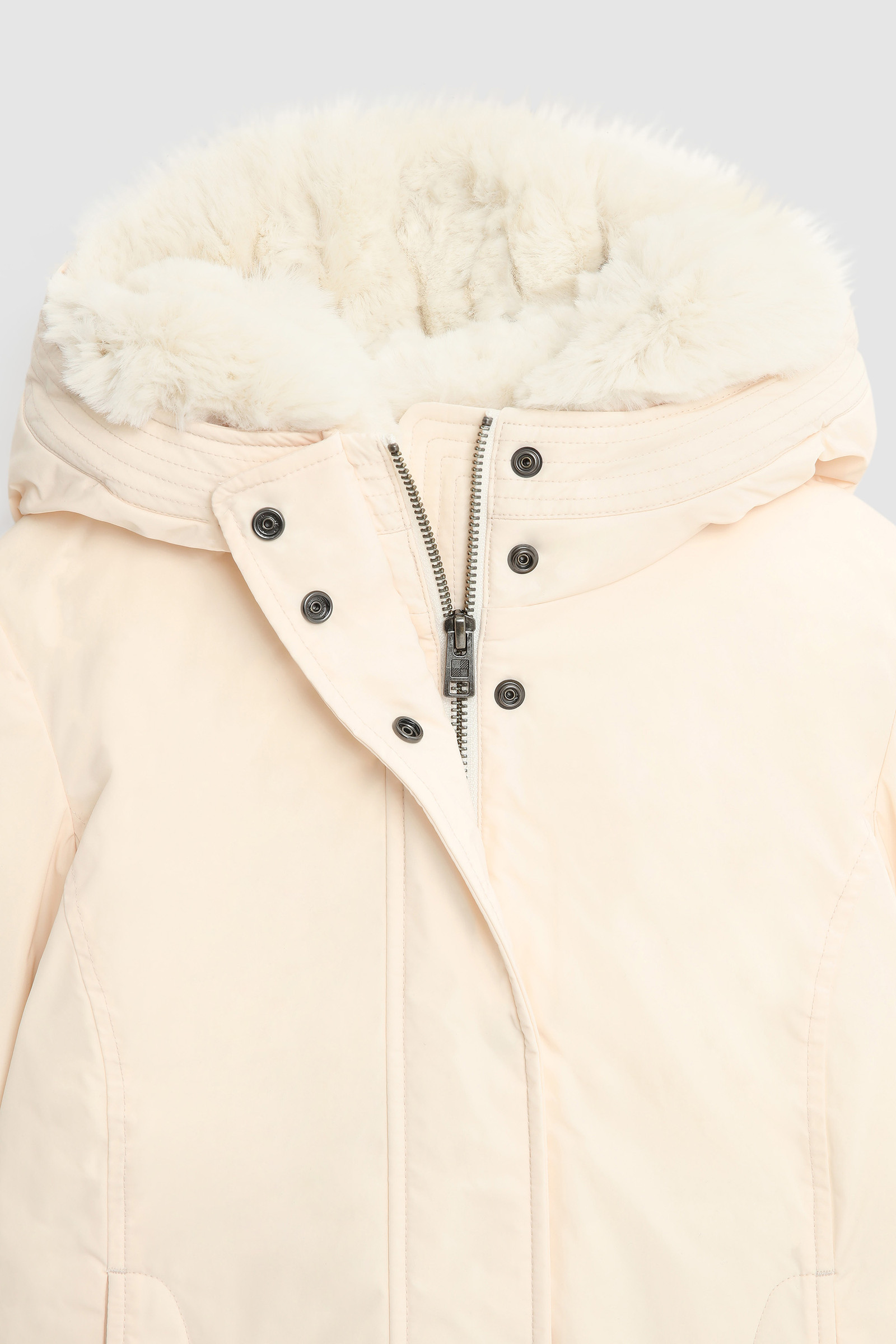 Luxury Boulder Parka da bambina con pelliccia ecologica