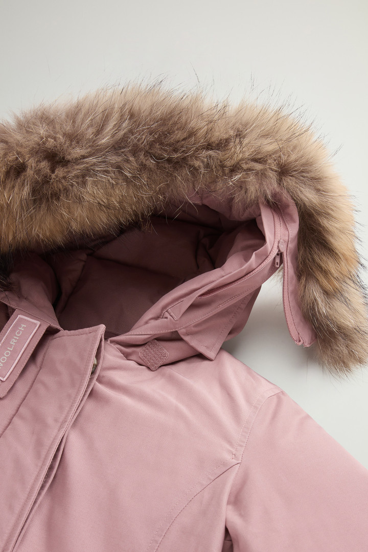 Girls' Arctic Parka with Detachable Fur Trim Pink photo 4 | Woolrich