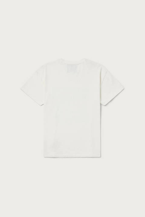 T-Shirt aus reiner Baumwolle - One Of These Days / Woolrich Weiß photo 2 | Woolrich
