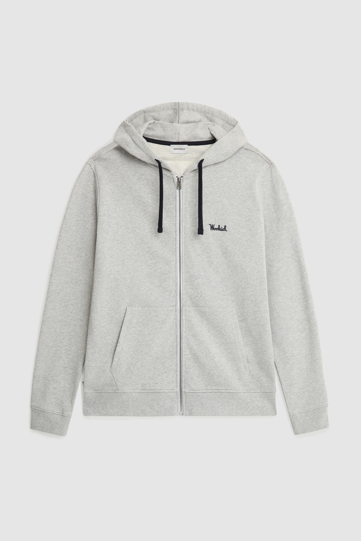 Felpa Essential full-zip con cappuccio