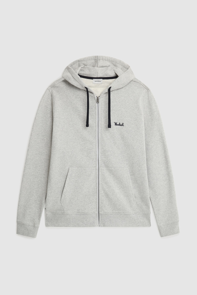 Felpa Essential full-zip con cappuccio