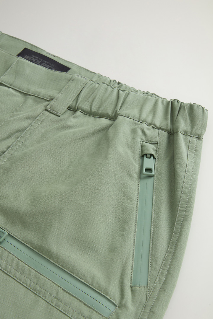 2-in-1 Pants in Cotton- and Nylon-Blend Olmetex Ripstop by Todd Snyder Green photo 7 | Woolrich