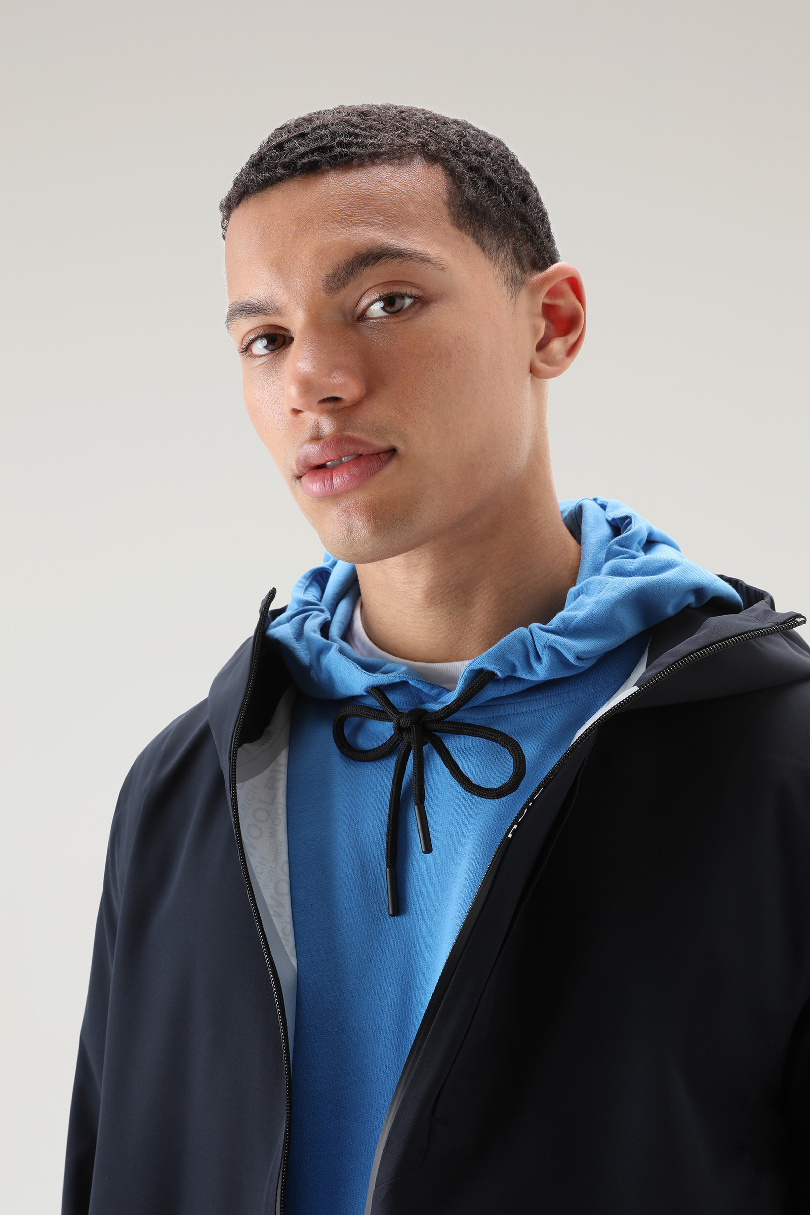 Men's Waterproof Pacific Hooded Jacket Blue | Woolrich USA