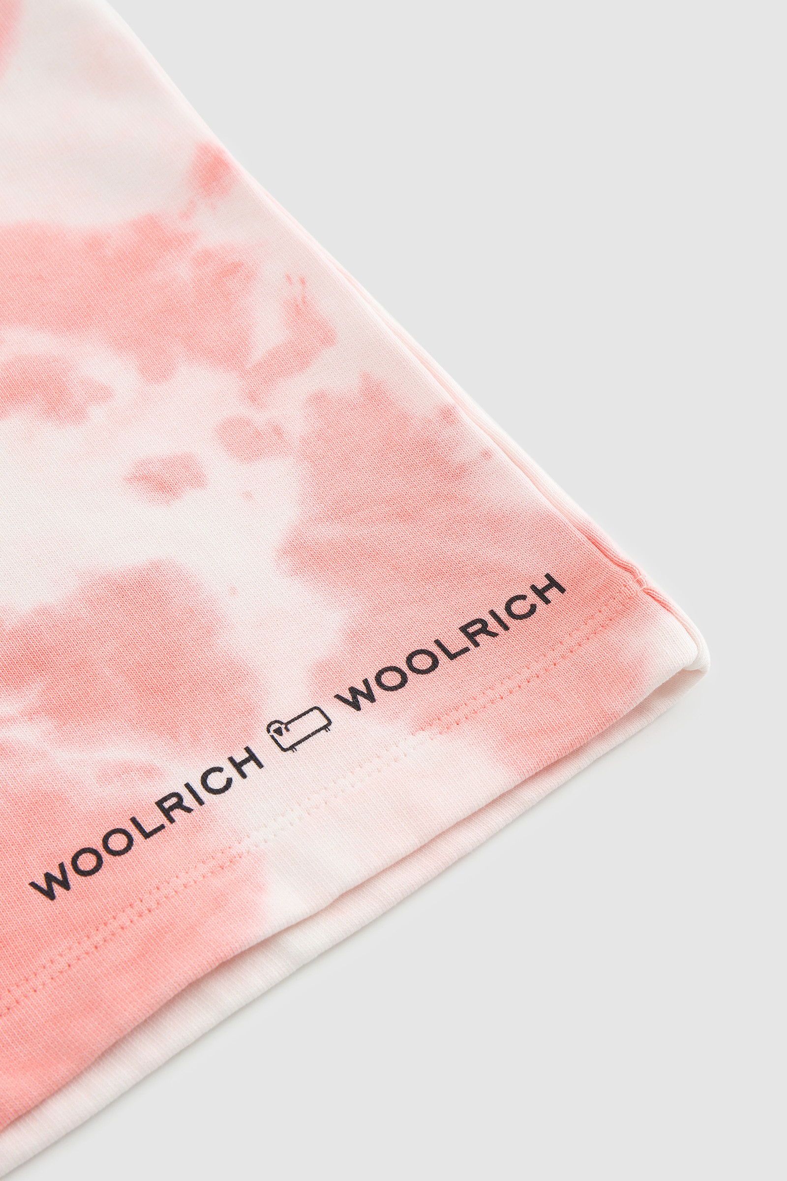 Batik-Shorts aus Baumwollfleece für Mädchen Rosa photo 4 | Woolrich