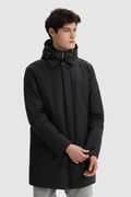 Luxury 2-In-1 Coat in Fine Italian Wool and Silk Crafted with a Loro Piana Fabric