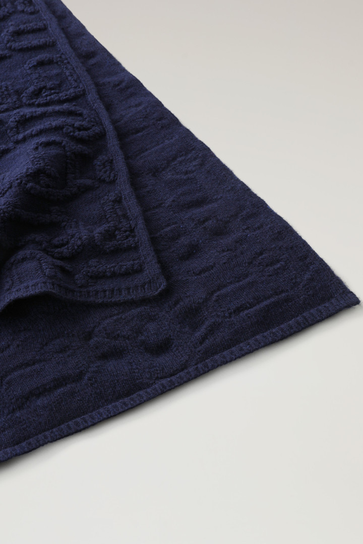 Baby Sheep Blanket in Merino Wool Blend Blue photo 3 | Woolrich