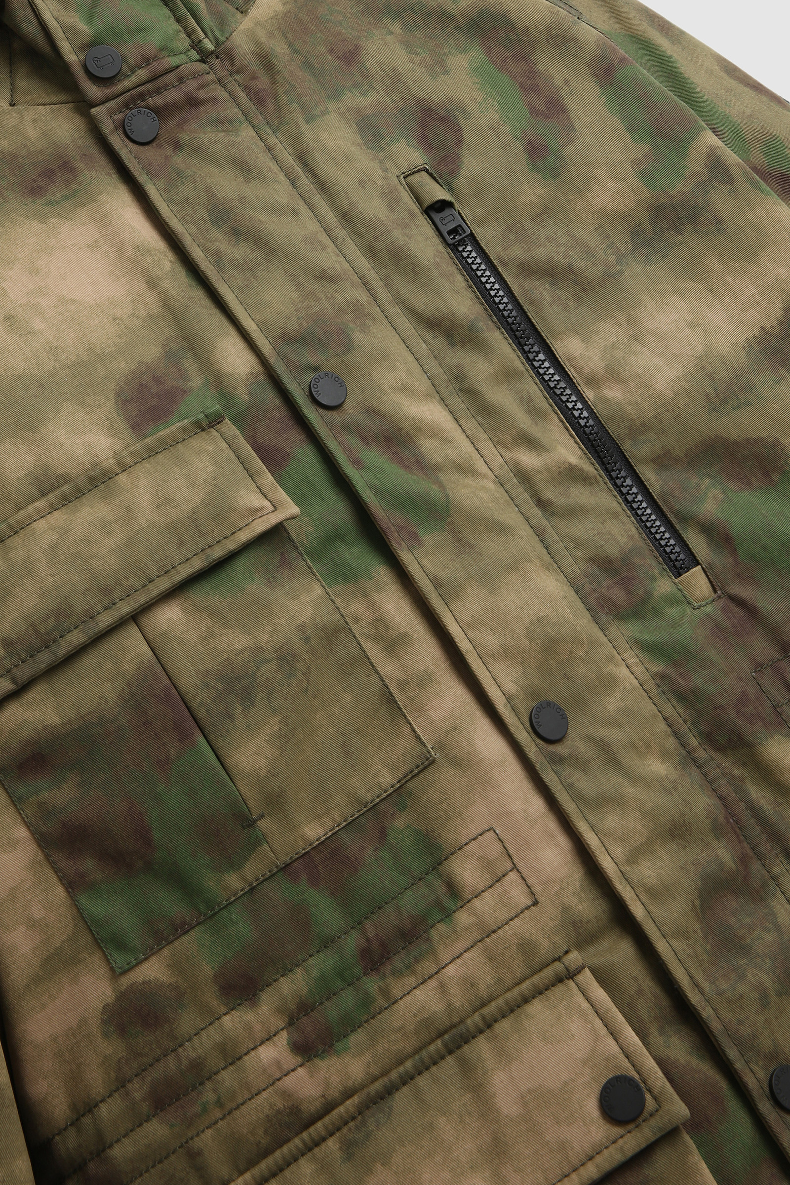 Jacke Mountain aus gewachster Camo-Baumwolle von British Millerain