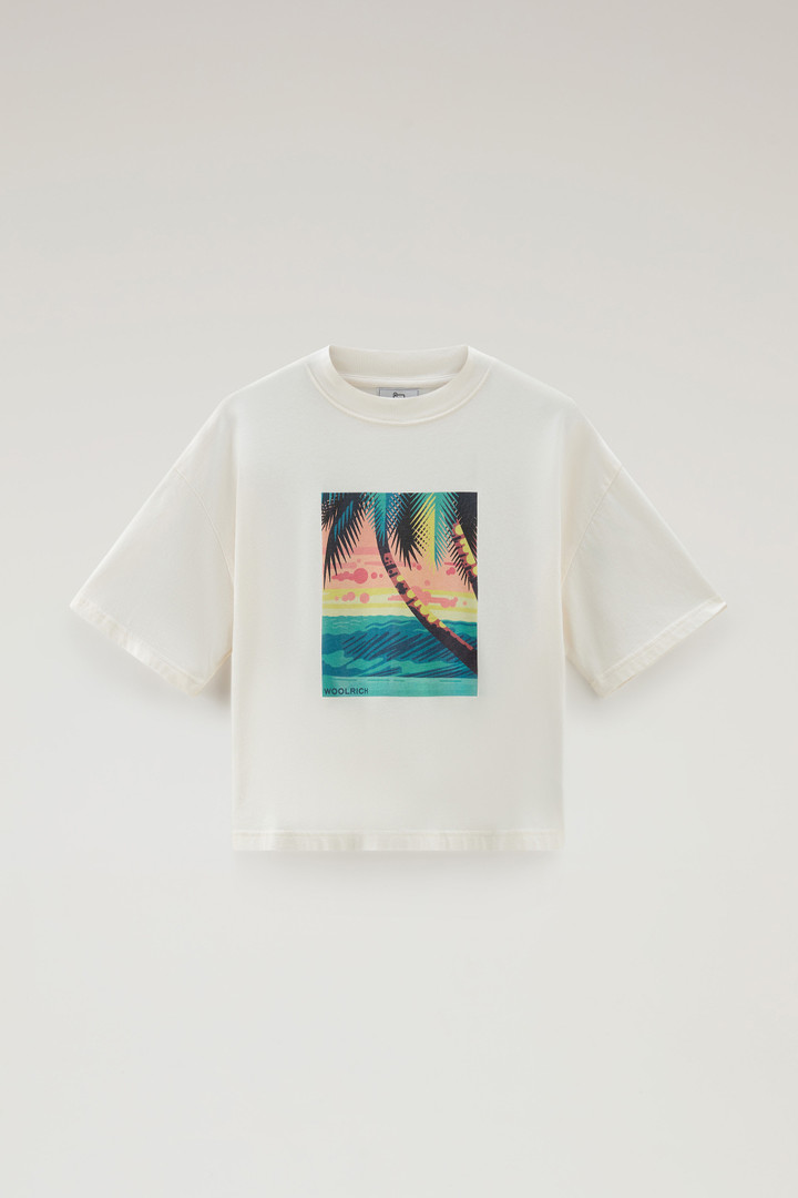 GRAPHIC T-SHIRT White photo 5 | Woolrich