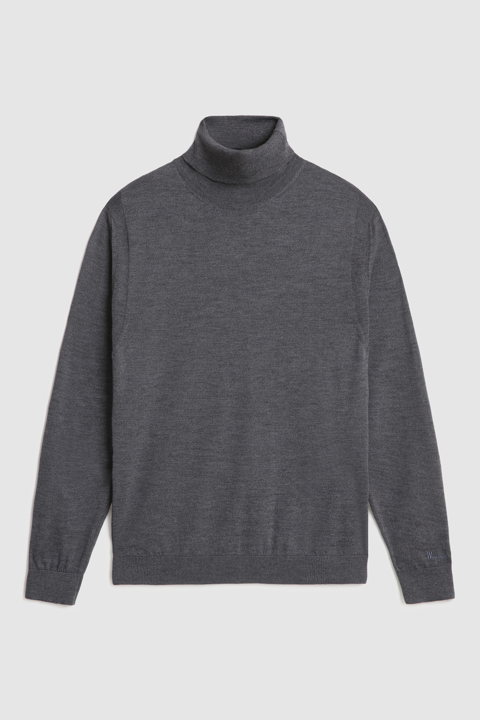Pull à col roulé en laine Mérinos très fine