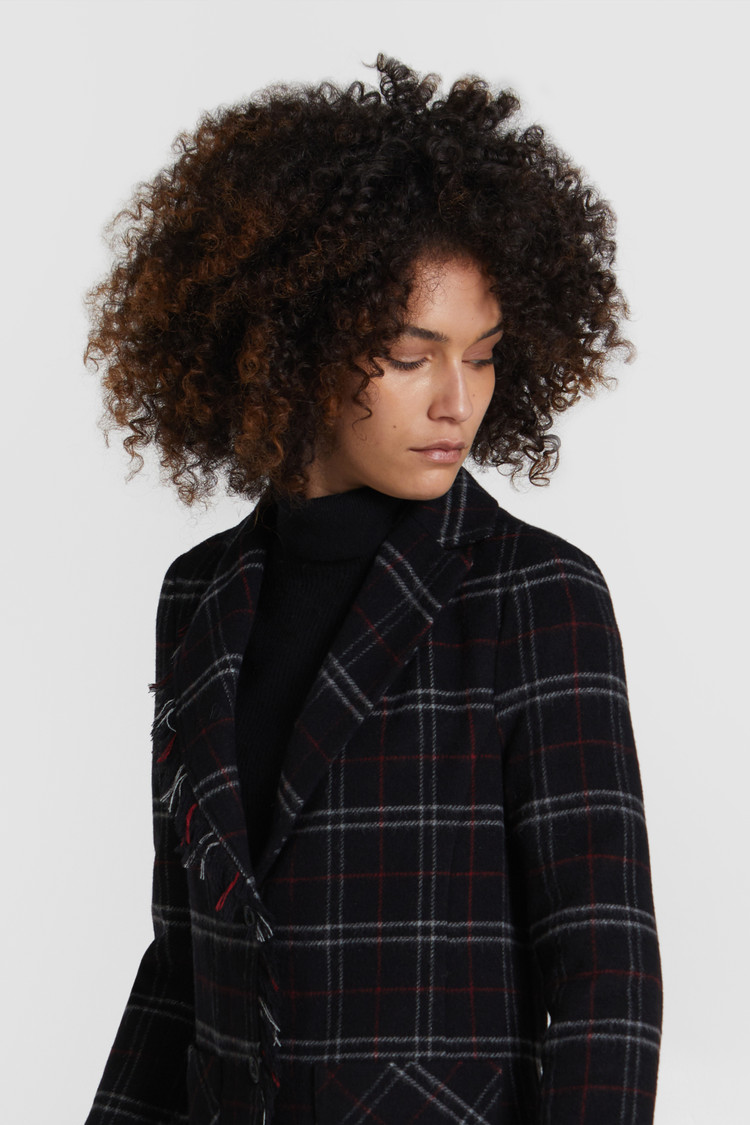 Blazer in lana stretch