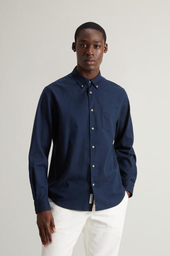 Camicia in flanella leggera Blu | Woolrich