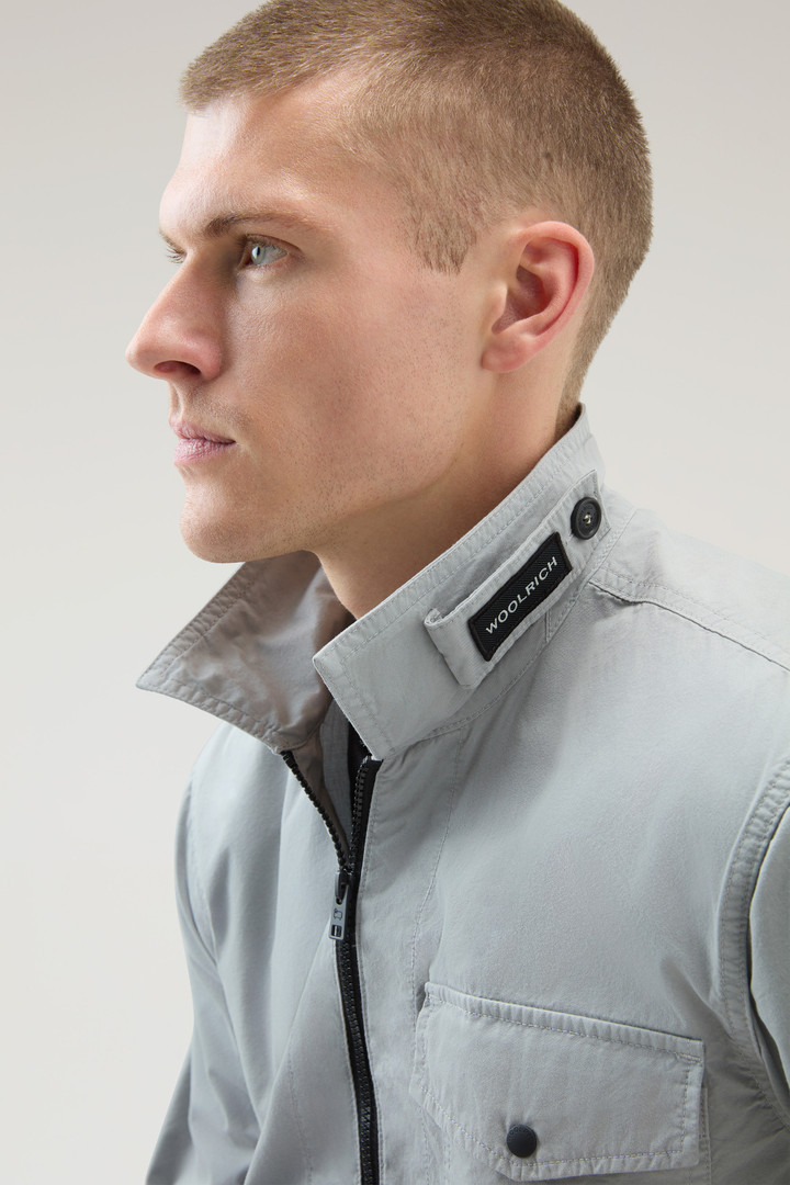 Garment-Dyed Overshirt in Pure Cotton Gray photo 5 | Woolrich