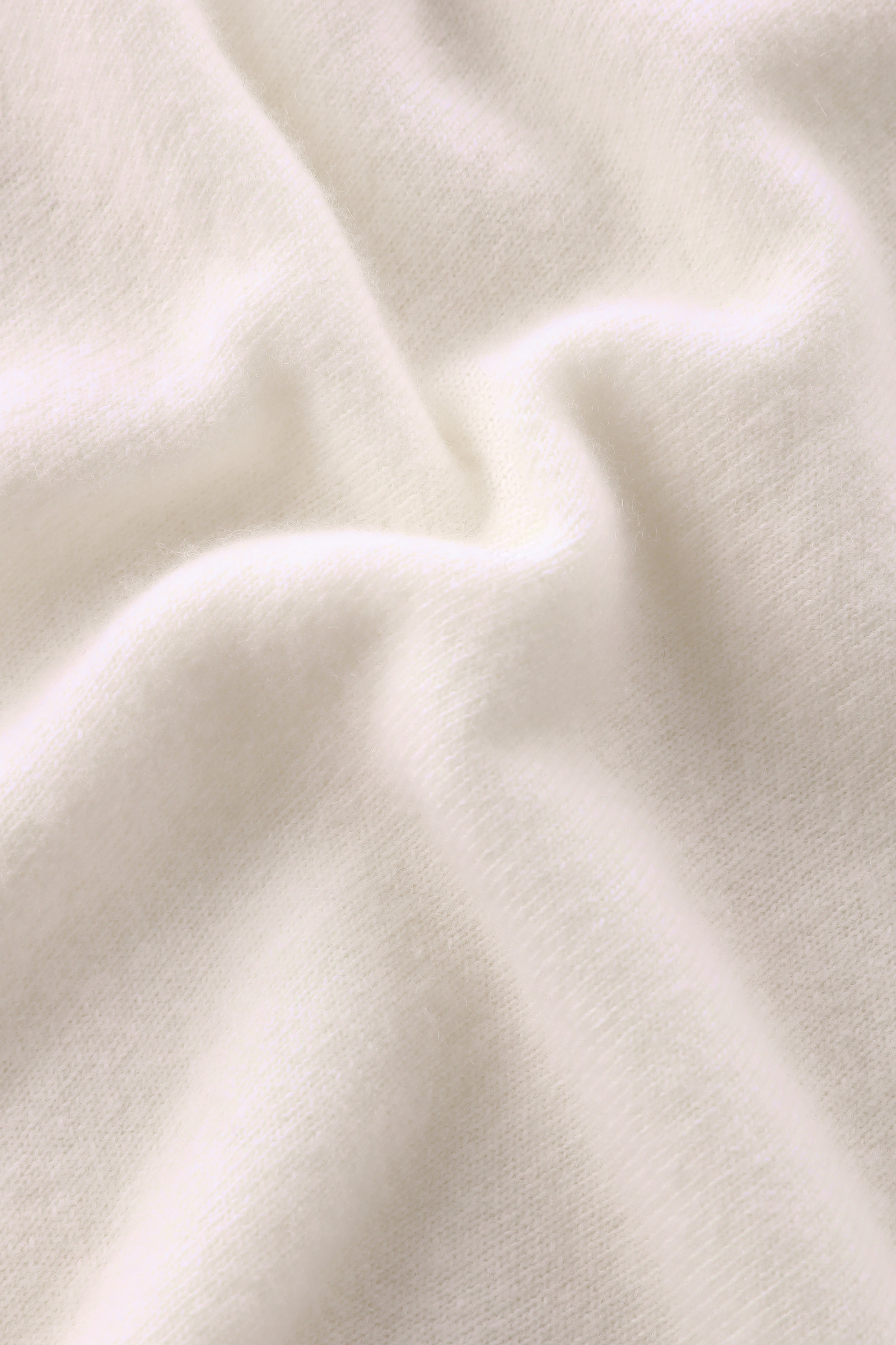 Wool and Cashmere Blend Hooded Sweater White photo 8 | Woolrich