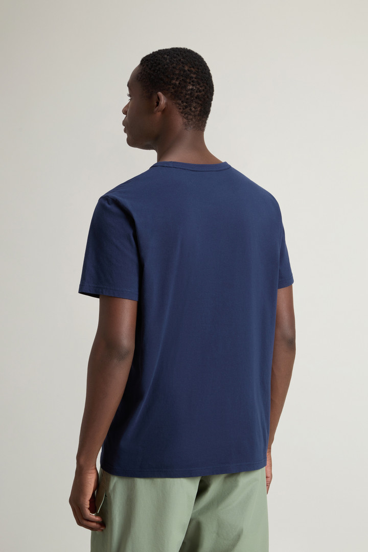 T-shirt in puro cotone Blu photo 3 | Woolrich