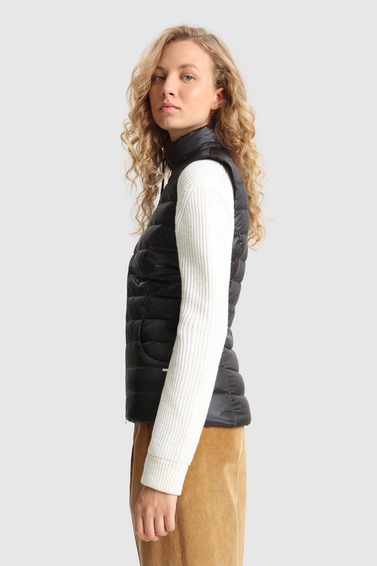 Gilet Abbie trapuntato in nylon lucido