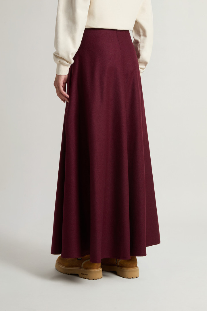 Skirt in Italian Wool Blend Red photo 2 | Woolrich