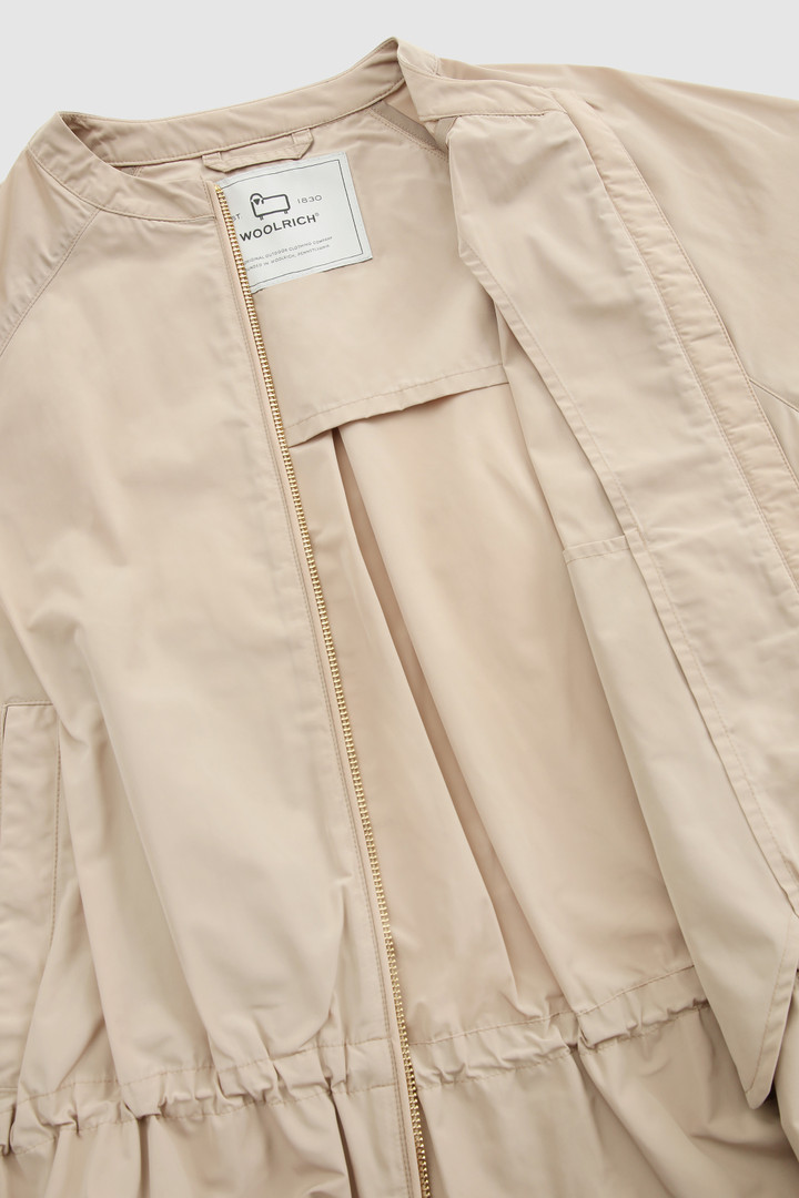 Leichte Bomberjacke City mit Kordelzug Beige photo 9 | Woolrich